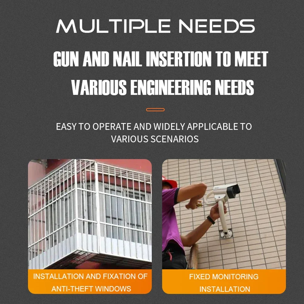 Mini Steel Nail Gun Manual Rivet Gun Concrete Wall Ceiling Wall Anchor Wire Slotting Device Home Wall Fastener Rivet Tools - Image 10