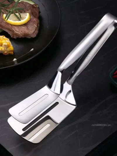 304 Stainless Steel Steak Shovel Multifunctional Steak BBQ Tongs Pancake Fried Pizza Spatula