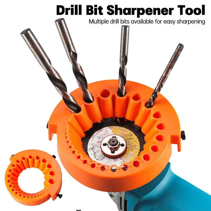 1/2/3PCS Multipurpose Drill Bit Grinding Sharpener Polishing Grinding Tool 118 Degree Angle Grinder Handheld Drill Sharpener