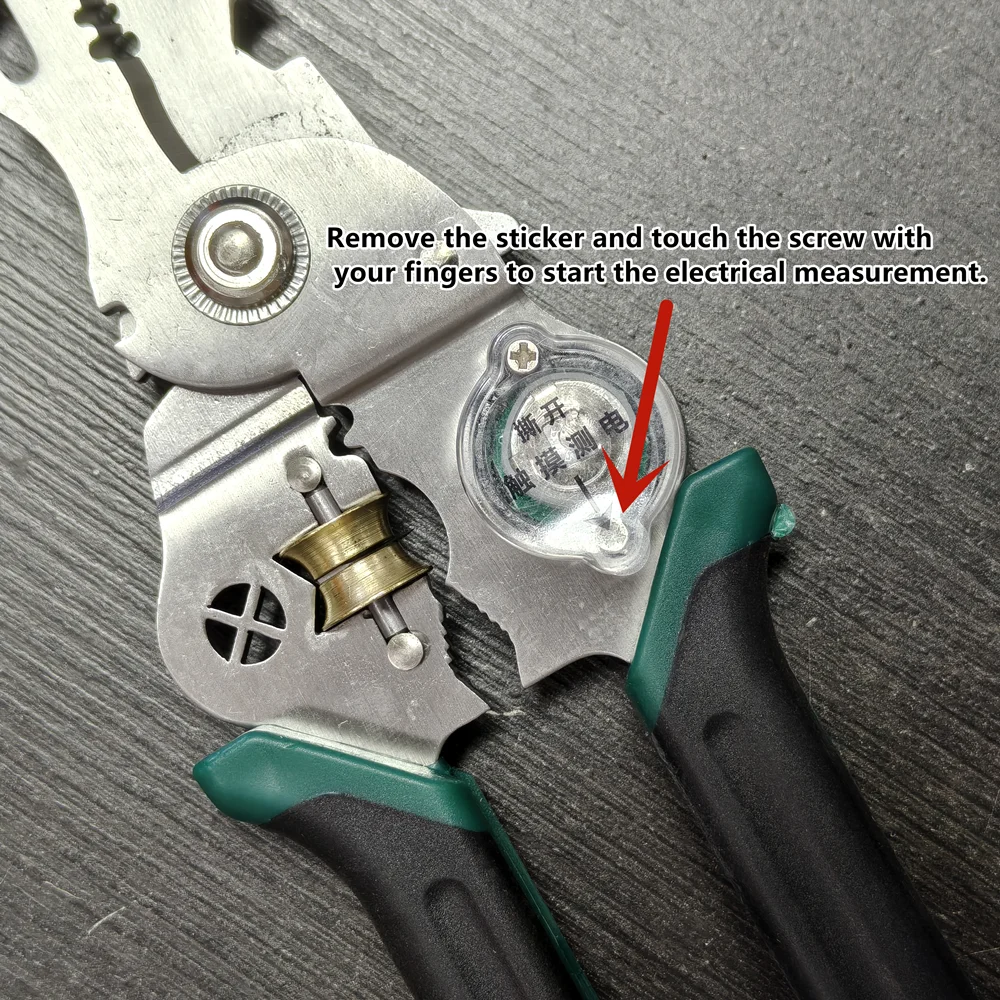 10 IN 1 multi-functional Wire Stripper with Electricity Measurement - Image 5