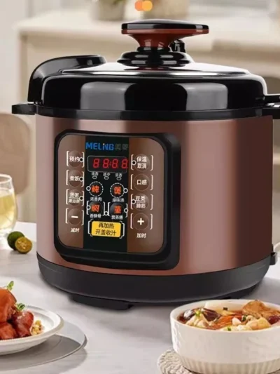 Multifunction Electric Pressure Cooker Programmable Smart Rice Cooker 5L 6L Household Fast Cooking