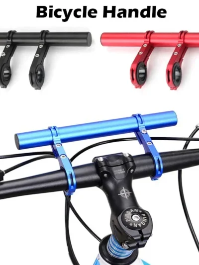 1pc 20cm Bike Handlebar Extension Shelf Double Bicycle Bracket Aluminum Alloy Multifunction Expansion Bracket Bike Accessories