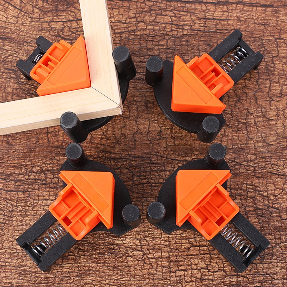 1pc 90 Degree Right Angle Clamp Fixing Clips Corner Woodworking Positioning Tool - Image 12