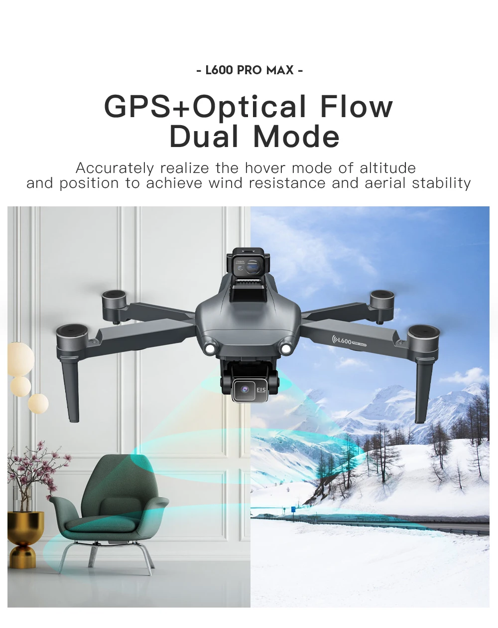 L600 PRO MAX GPS Drone Professional 4K 3-Axis PTZ HD Dual Camera Obstacle Avoidance Brushless Motor 5G WIFI RC Quadcopter Toys - Image 28