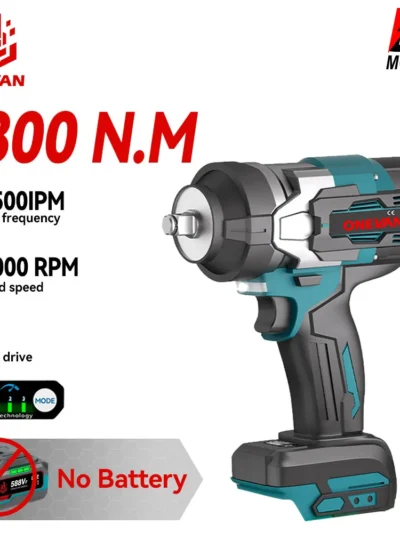 ONEVAN Brushless Cordless Electric Impact Wrench 2800W Power Handheld Screwdriver Car Repair Tool For Makita 18V Battery Pin