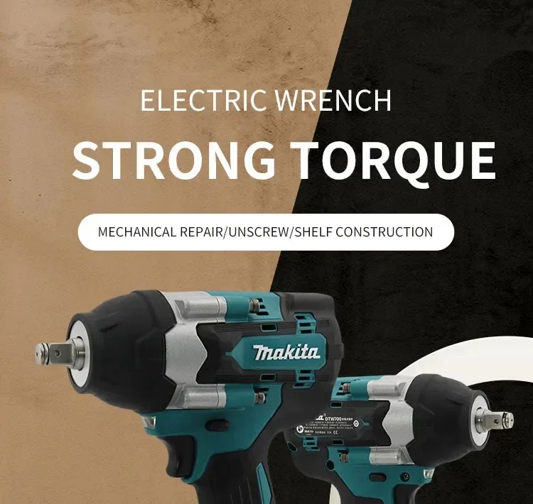 Makita DTW700 18V Brushless Electric Wrench Cordless Drill Screwdriver Free Delivery Large Torque Power Tools Torque Wrench - Image 8