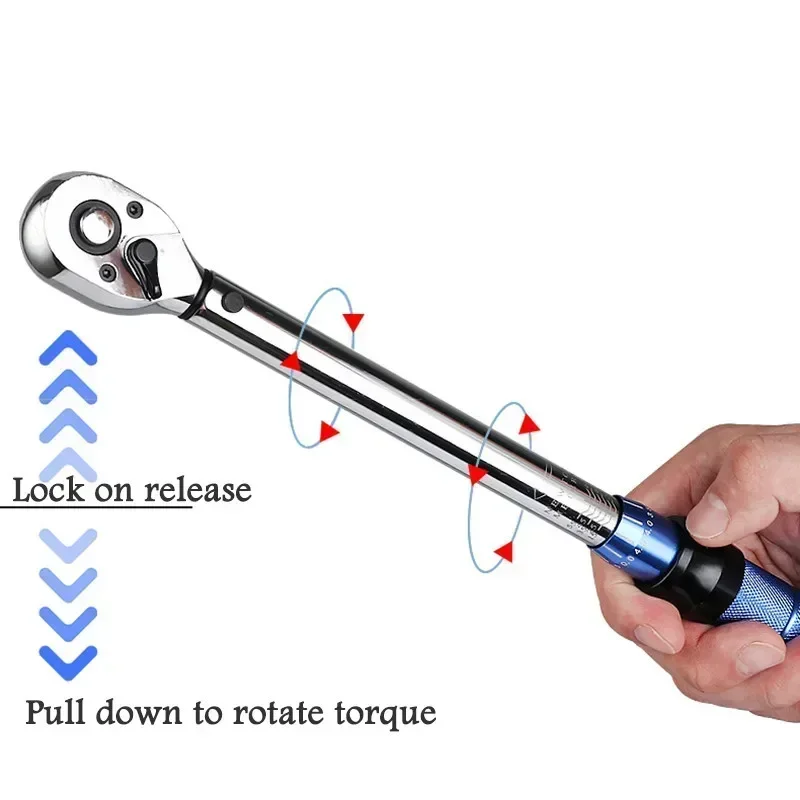 5-60N.m Torque Wrench 3/8 Inch Square Drive Torques Key ±3% High Precision Torque Wrench - Image 5