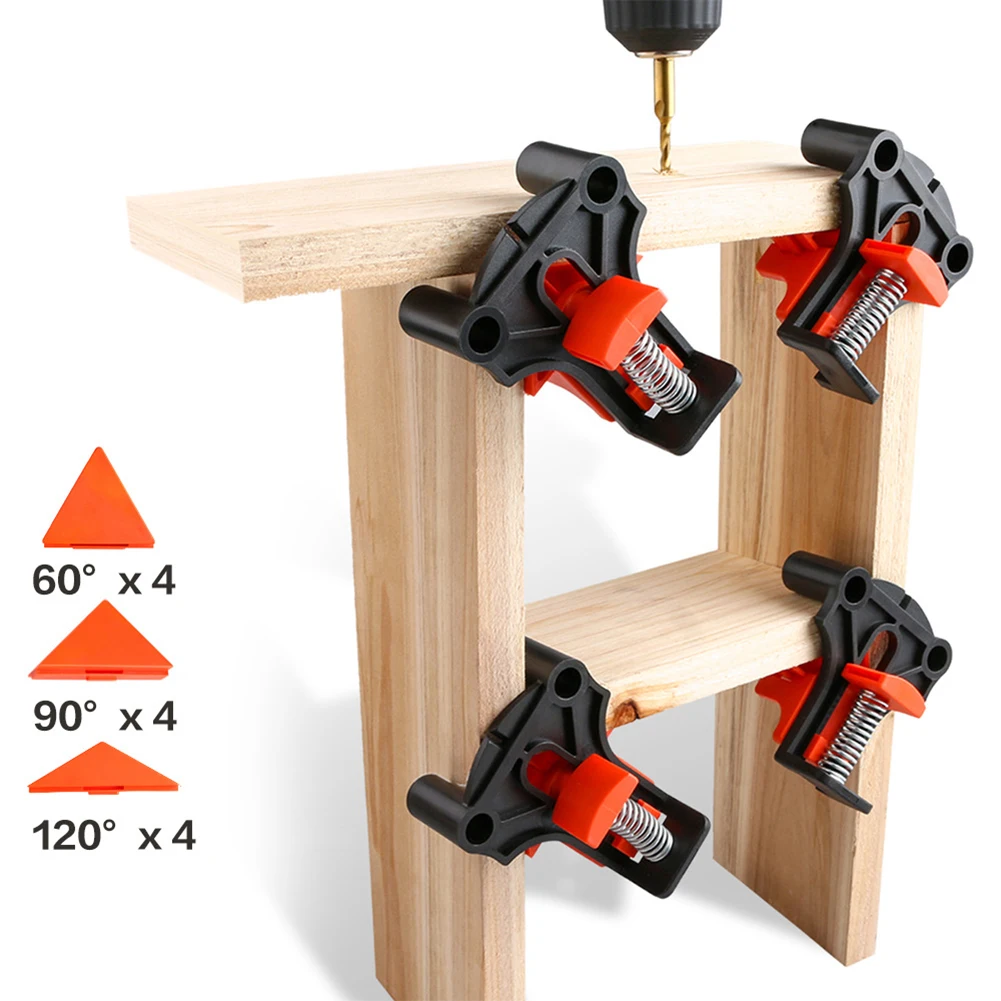 1pc 90 Degree Right Angle Clamp Fixing Clips Corner Woodworking Positioning Tool - Image 11