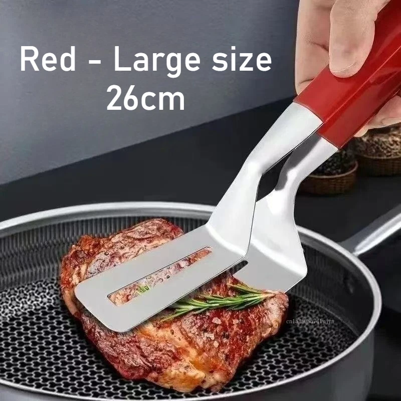 304 Stainless Steel Steak Shovel Multifunctional Steak BBQ Tongs Pancake Fried Pizza Spatula - Image 8