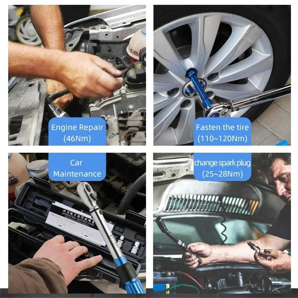 5-60N.m Torque Wrench 3/8 Inch Square Drive Torques Key ±3% High Precision Torque Wrench - Image 24