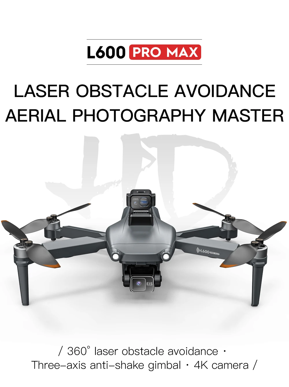 L600 PRO MAX GPS Drone Professional 4K 3-Axis PTZ HD Dual Camera Obstacle Avoidance Brushless Motor 5G WIFI RC Quadcopter Toys - Image 11