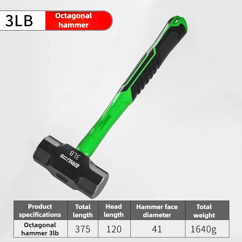2LB-12LB Sledge Hammer Heavy Duty Octagonal Hammer - Image 13