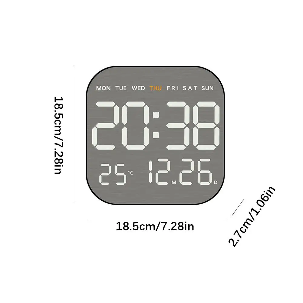 Mirror Brushed Finish Wall Clock Premium Feel Silent Wall Clock - Image 11