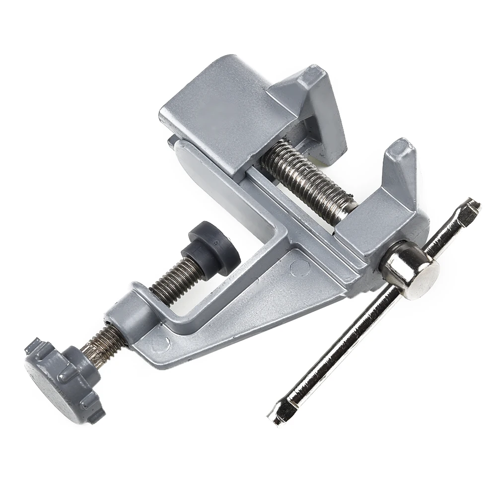 Mini Table Bench Vise Home Aluminum Work Clamp Craft Repair Tool - Image 4