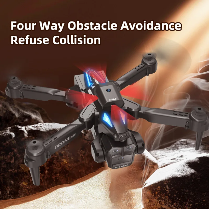 C10 high-definition three camera aerial drone intelligent obstacle avoidance quadcopter remote-controlled aircraft toy - Image 3