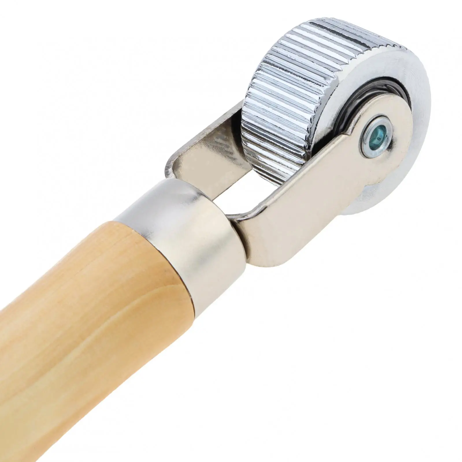 7 inch Tire Patch Roller Anti Slip Solid Wood Handle Roller Tool for Car / Motorcycle / Bicycle - Image 10