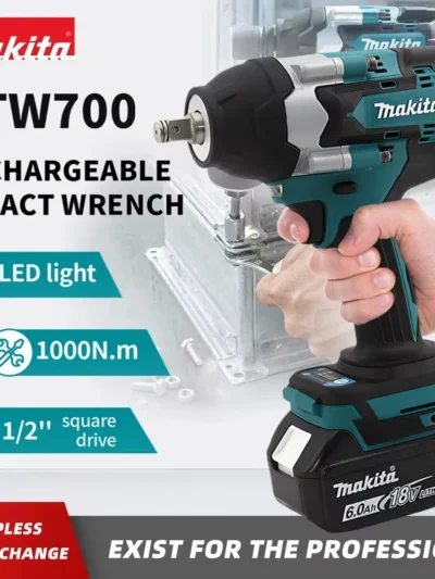 Makita DTW700 18V Brushless Electric Wrench Cordless Drill Screwdriver Free Delivery Large Torque Power Tools Torque Wrench