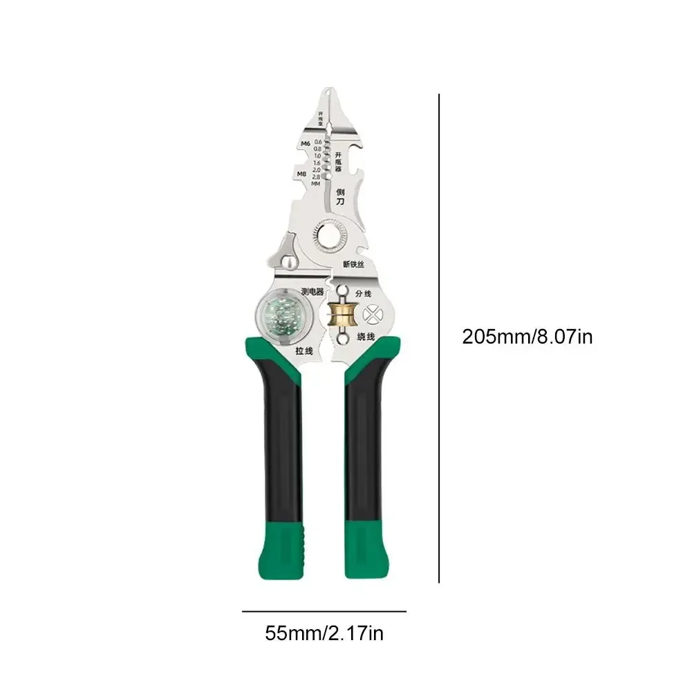 10 IN 1 multi-functional Wire Stripper with Electricity Measurement - Image 6
