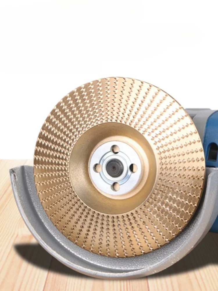 Woodworking Grinding Disc Three-Piece Set 100mm Wide/16Mm Metal Hole Curved Bevel Design Electric Grinder Grinding Disc Wood Cutting Engraving Polishing Tool Set - Image 9