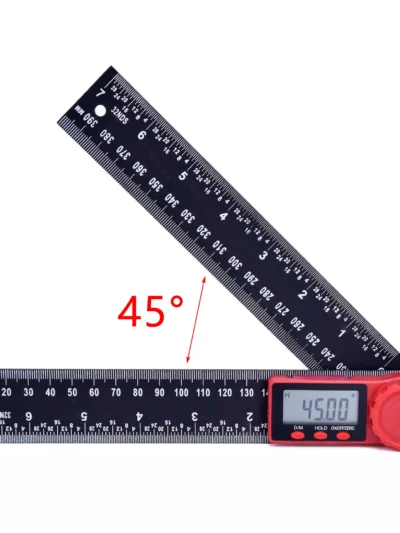 Protractors Digital Display Angle Level Ruler Goniometer Angle Finder Inclinometer75 90 Degree Measuring Gauging