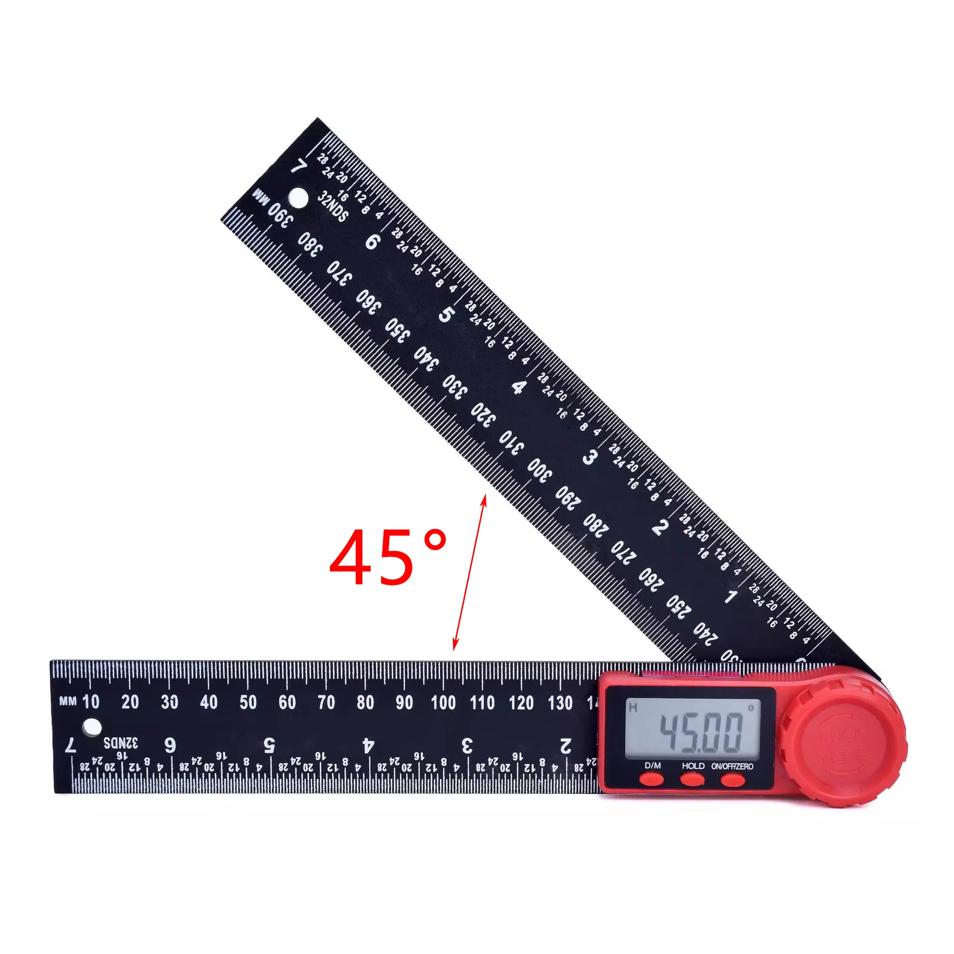 Protractors Digital Display Angle Level Ruler Goniometer Angle Finder Inclinometer75 90 Degree Measuring Gauging