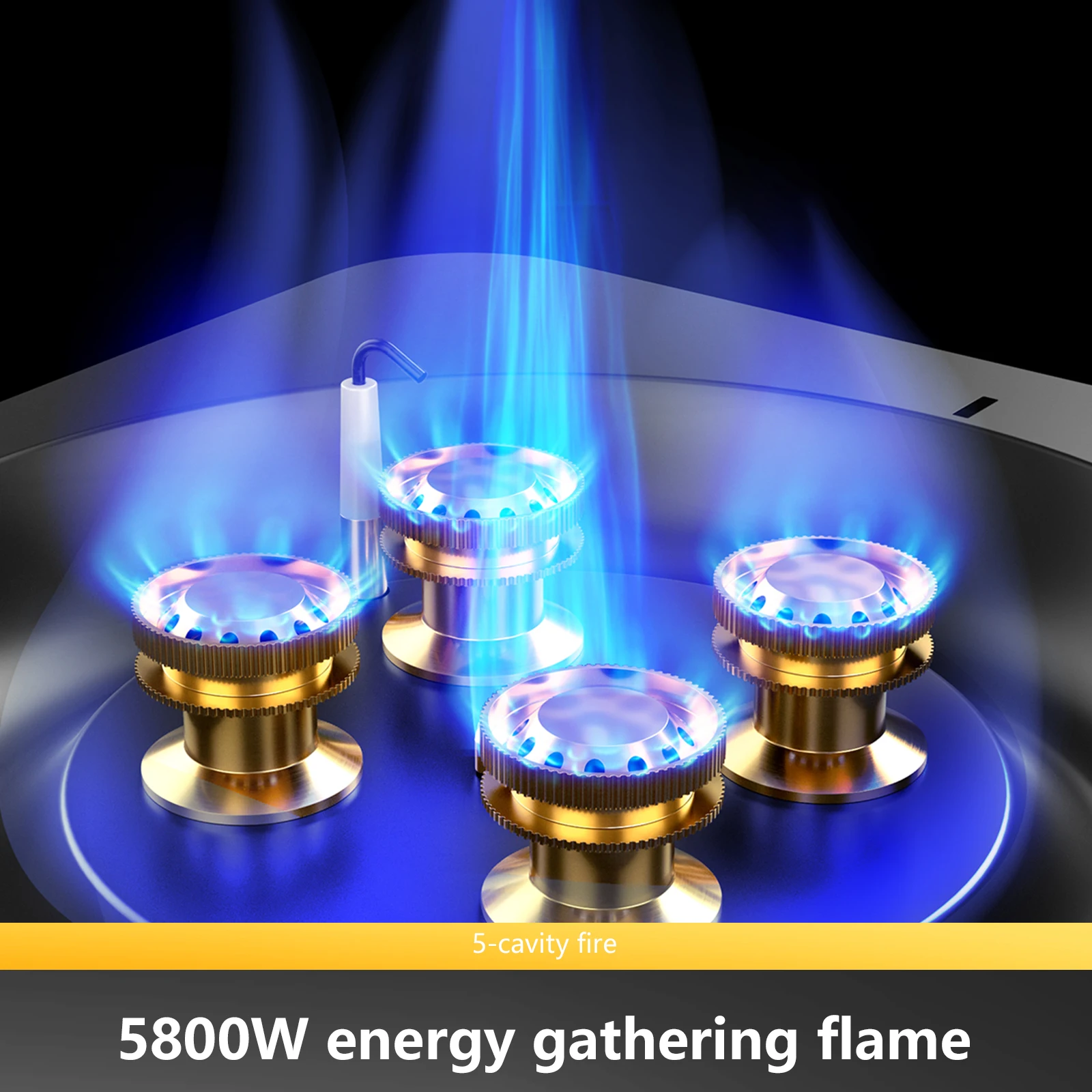 BISINNA Camping Gas Stove 5800W High Firepower Outdoor Portable Cassette Burner - Image 5