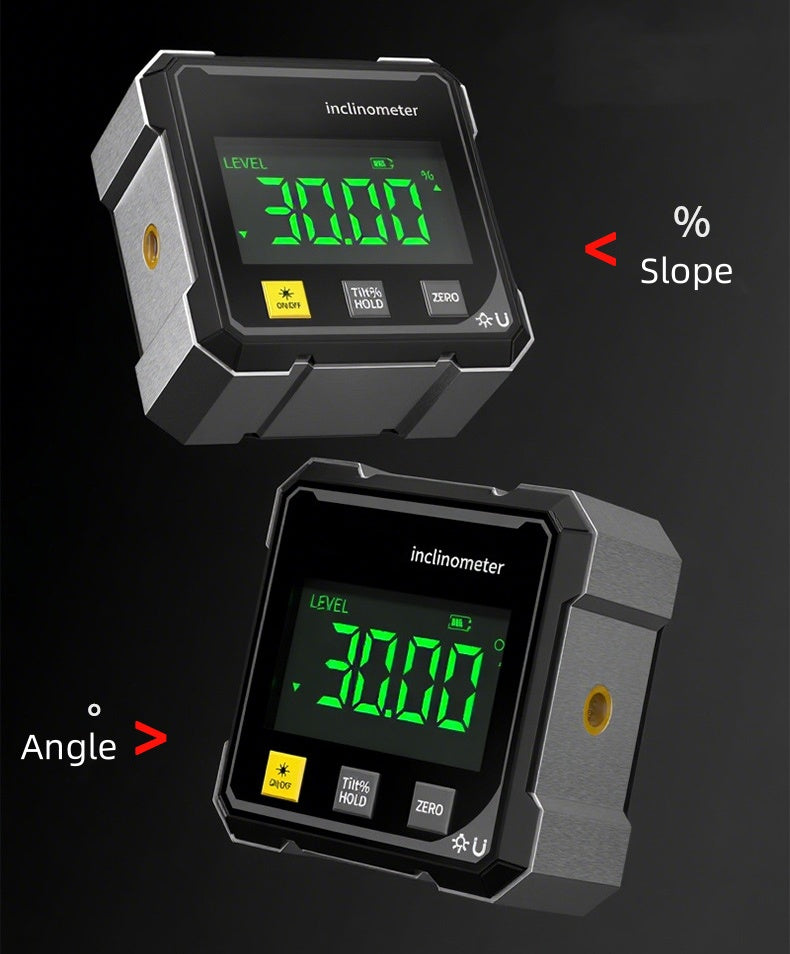 4-Side Magnetic Digital Angle Gauge With Laser Electronic Protractor Horizontometer Inclinometer Angle Ruler Slope Measuring - Image 13