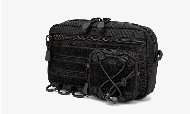 1000D EDC Pouch Molle Organizer Bag Utility EDC Tool Pouch Horizontal Modular Pouch Outdoor Waist Pack EMT Hunting Fanny Pack - Image 23