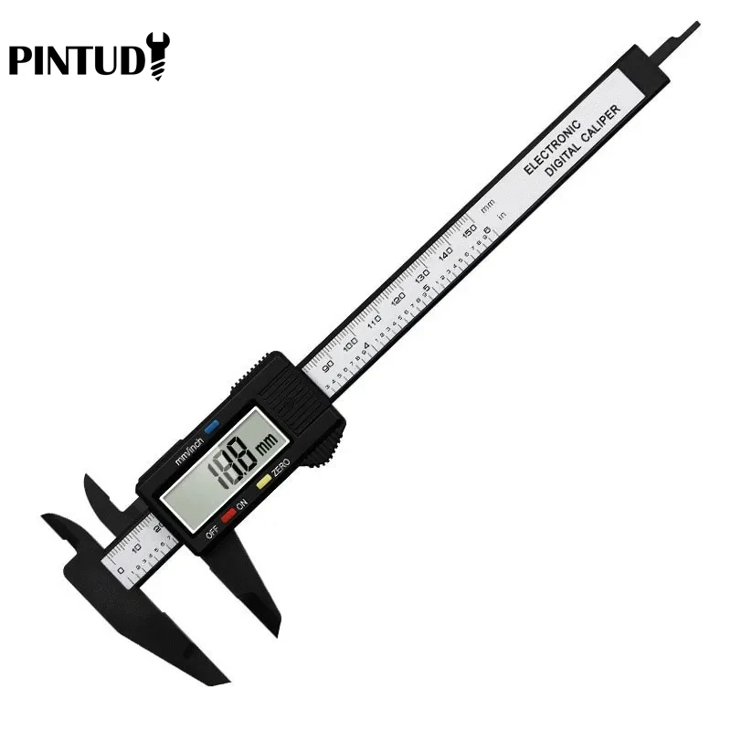 1PC Plastic Vernier Caliper Digital Display Caliper Mini Text Play Caliper Student Vernier Ruler 0 to 150mm - Image 8