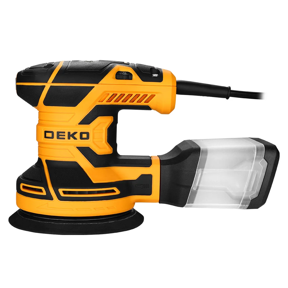 DEKO DKOS32XL125 320W Speed 14000pm Random Orbit Sander Home DIY Carpenter Strong Dust Collection Polisher - Image 2