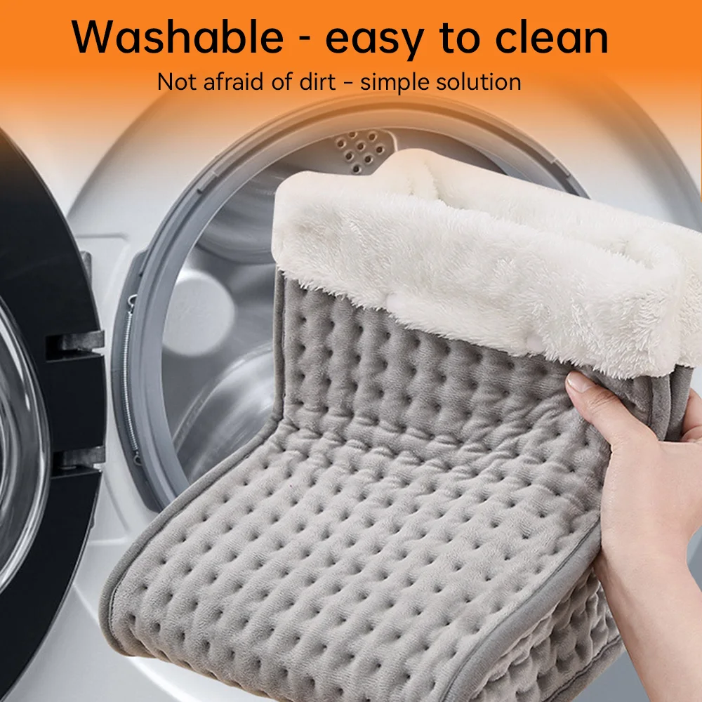 26*28*22cm Electric Heated Foot US/EU Warmers Soft Feet Heating Pad 9-gear adjustable temperature Electric shoe heating pad 1pc - Image 12