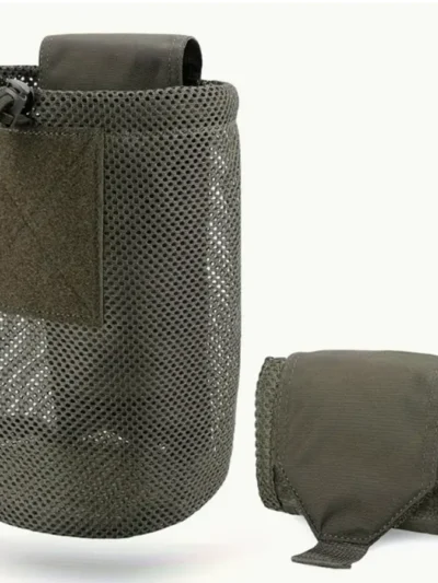 Nylon New Roll-Up  Mesh Dump Pouch Magazine Storage Mini Foldable Net Pocket EDC Tactical Outdoor