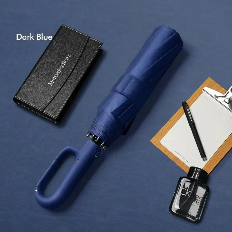 Automatic Umbrella for Men Women Fully Opened Ring Buckle Design 20 Ribs Extra Large Folding - Image 7