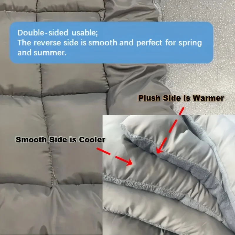 Dog Pet Beds Extra Large Plush Dog Bed Sofa Thickened Super Soft Polyester Pet Mat Dog Crate - Image 8