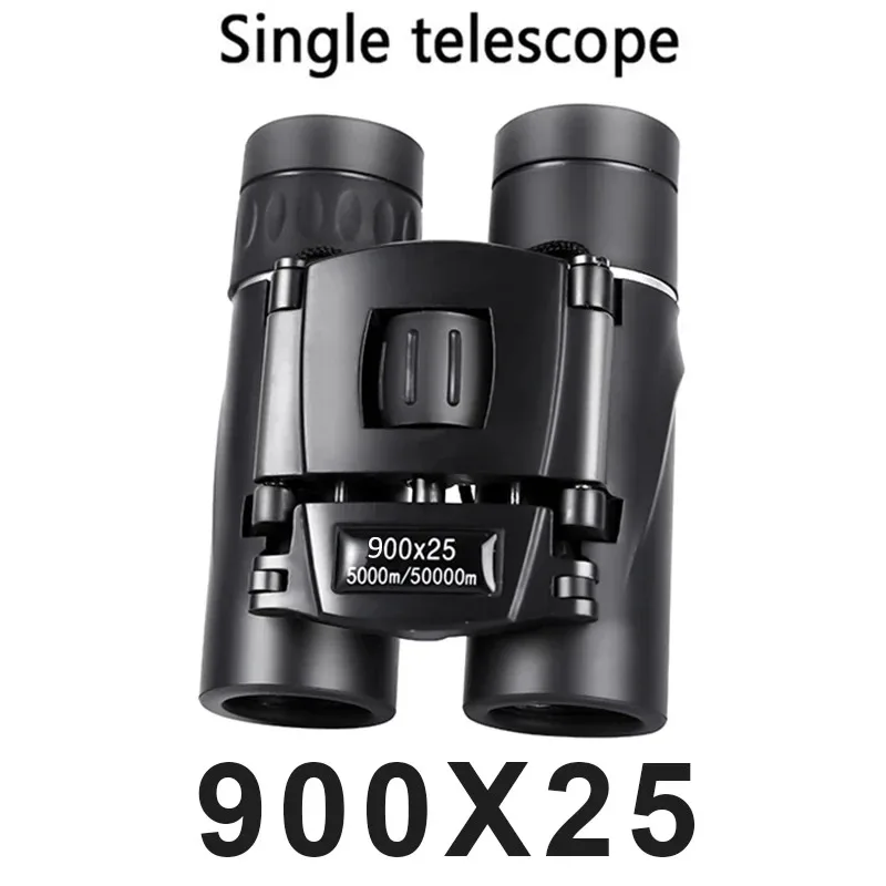 900x25 HD Zoom Portable Powerful Binoculars Long Range BAK4 Telescope Jumelles Folding Low Light Binoculars - Image 7