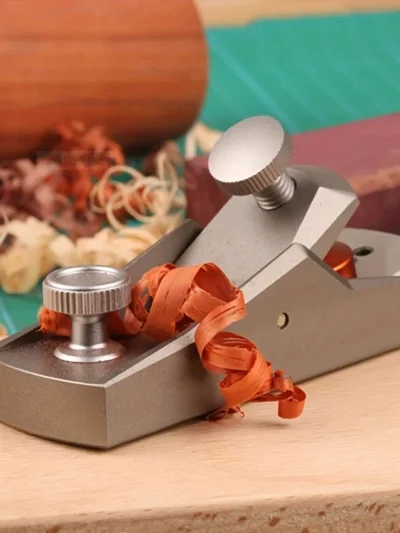 1Pc Woodworking Planer Mini Aluminum Alloy Hand Planer DIY Carpenter Tools European Flat Plane Bottom Edge Wood Trimming Plane