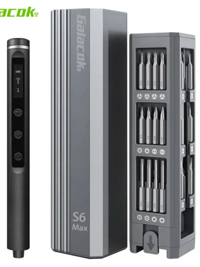 Glacok S6 MAX 5-Speed torque precision electric screwdriver set DIY 3.7V rechargeable screwdriver iPhone disassembly repair tool