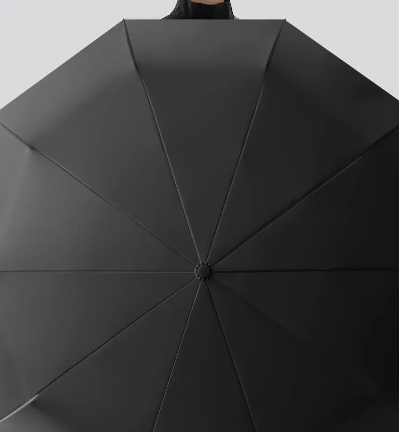 Automatic Umbrella for Men Women Fully Opened Ring Buckle Design 20 Ribs Extra Large Folding - Image 15