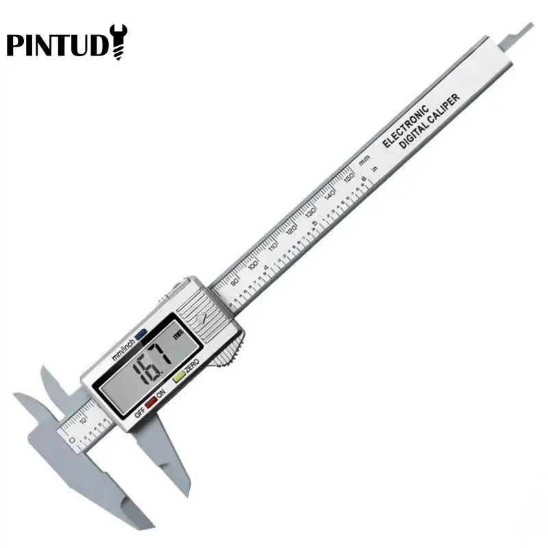 1PC Plastic Vernier Caliper Digital Display Caliper Mini Text Play Caliper Student Vernier Ruler 0 to 150mm - Image 6