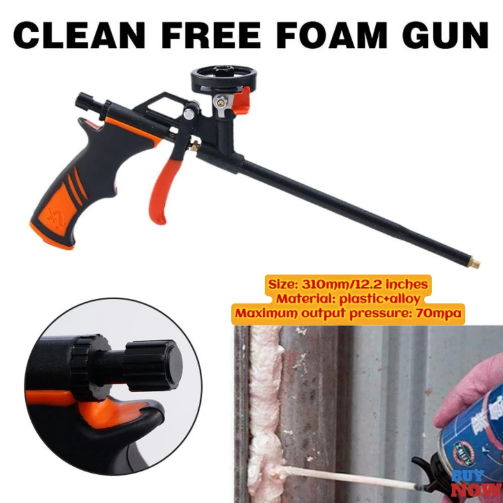 Polyurethane Foam Agent Perfluorocarbon Foam Gun Manual Tool For House Renovate Expansion Foam Spray Gun Free Cleaning Tools - Image 2