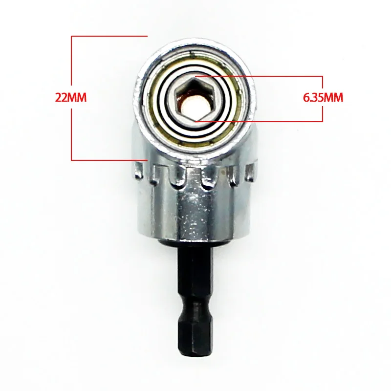 105 Degree Angle Screw Driver Socket Holder Adapter Adjustable Bits Nozzles for Screwdriver Bit Right Angle Head Screwdrivers - Image 5