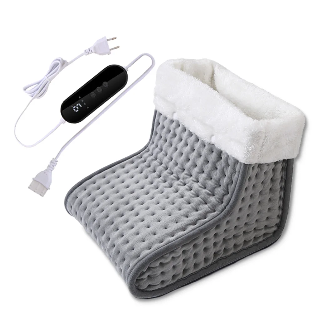 26*28*22cm Electric Heated Foot US/EU Warmers Soft Feet Heating Pad 9-gear adjustable temperature Electric shoe heating pad 1pc - Image 4
