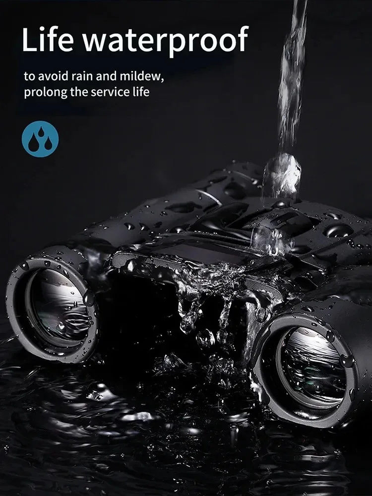 900x25 HD Zoom Portable Powerful Binoculars Long Range BAK4 Telescope Jumelles Folding Low Light Binoculars - Image 6