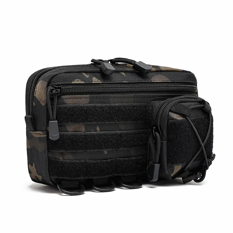 1000D EDC Pouch Molle Organizer Bag Utility EDC Tool Pouch Horizontal Modular Pouch Outdoor Waist Pack EMT Hunting Fanny Pack - Image 9