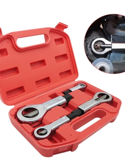 4pcs/1set Heavy-Duty Nuts Splitter Tools Set Nut Breaker Tool Durable Portable Manual Remover Extractor Hand Splitting Tool