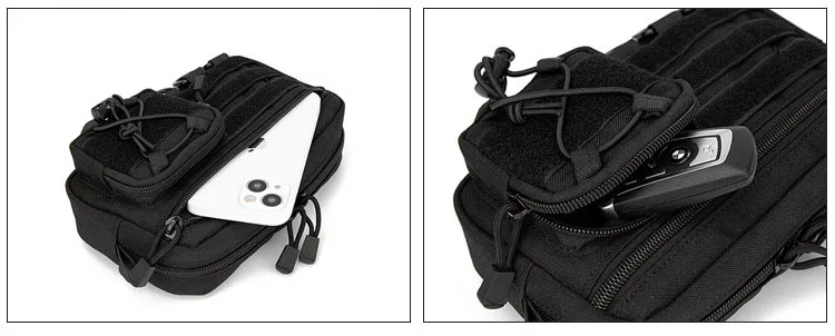 1000D EDC Pouch Molle Organizer Bag Utility EDC Tool Pouch Horizontal Modular Pouch Outdoor Waist Pack EMT Hunting Fanny Pack - Image 18