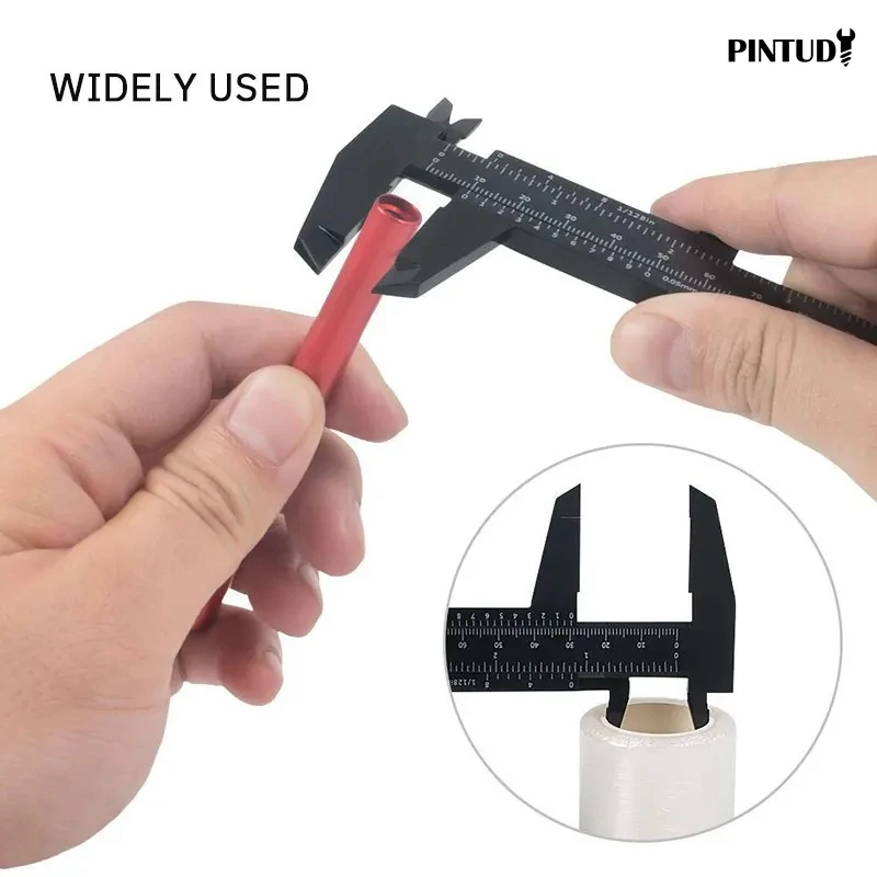 1PC Plastic Vernier Caliper Digital Display Caliper Mini Text Play Caliper Student Vernier Ruler 0 to 150mm - Image 19