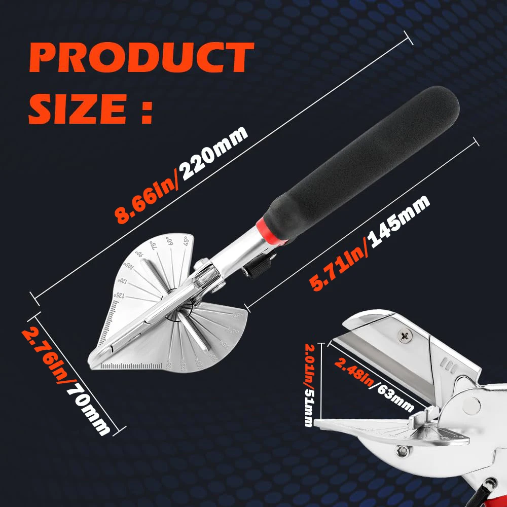 Electrician Angle Scissors 45 Degree Universal Trunking Scissors 90 Degree Woodworking - Image 8