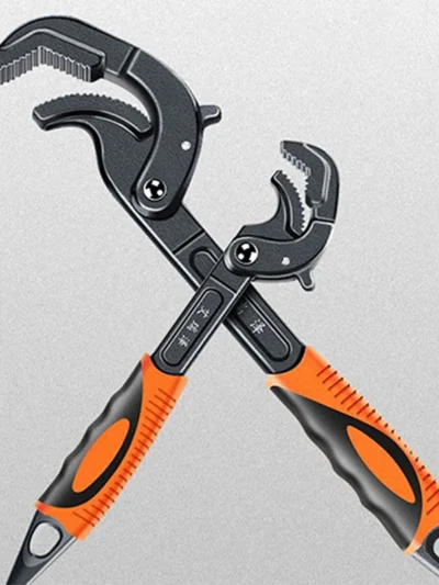 AIRAJ Adjustable Wrench Multifunctional Large Open Pipe Wrench Bathroom Stainless Steel Universal Adjustable Wrench