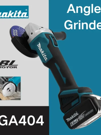 Original Makita DGA404 125mm Brushless Angle Grinder Li-ion Battery Cordless Cutting Polishing Grinding For Makita 18V Battery